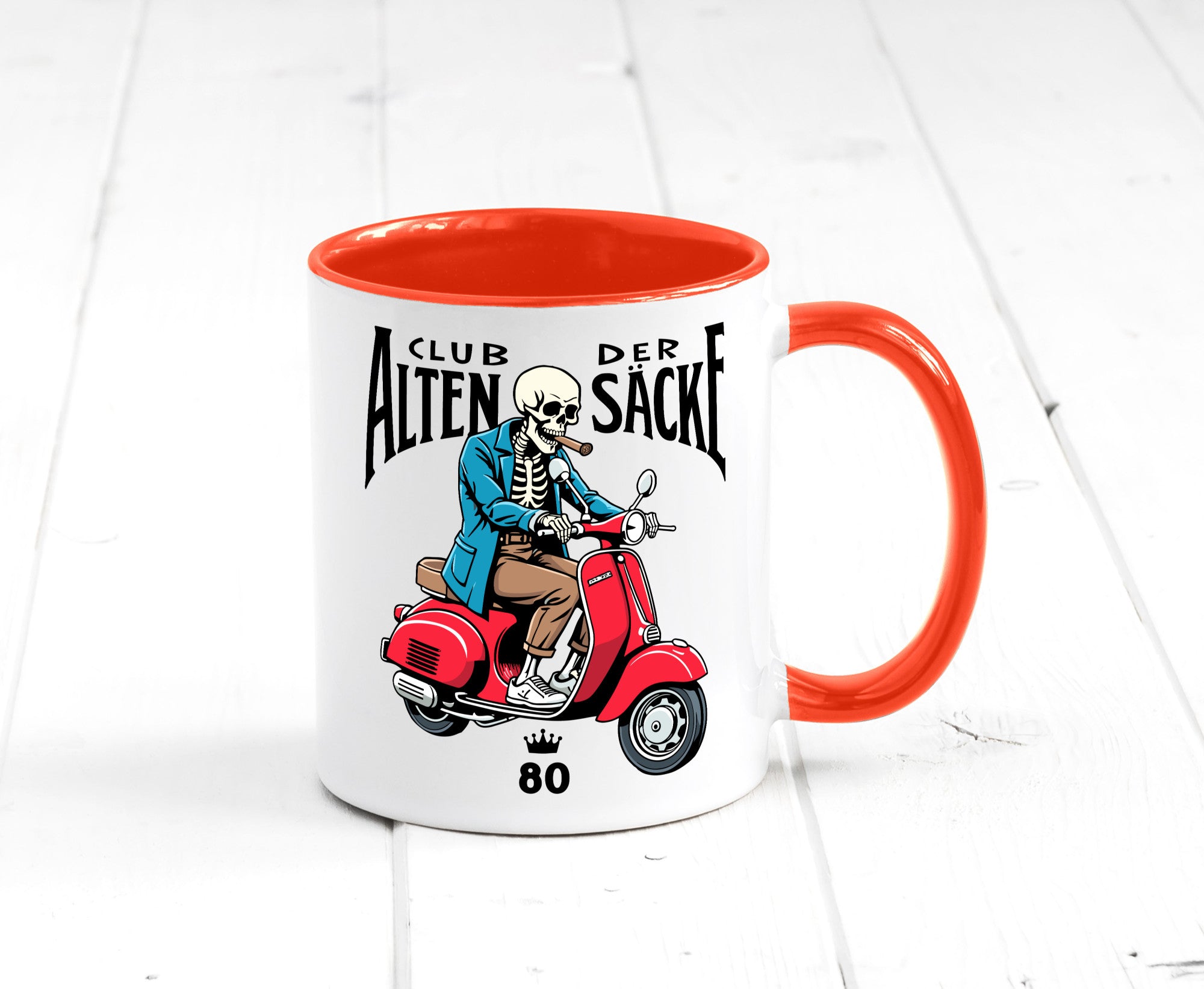 80. Geburtstag | 80 Jahre Club der alten Säcke v2 Humor Geschenkidee Tasse