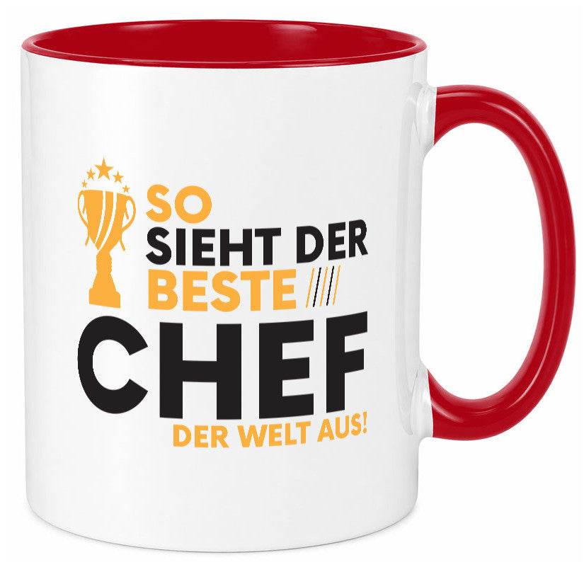 Der Weltbeste Chef | Führungskraft Vorgesetzter lustig Arbeit Kollegen Büro Tasse