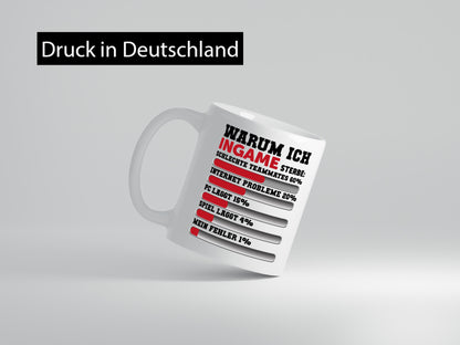 Gamer-Spruch | Zocker-Tasse Zocken Humor lustige Geschenkidee