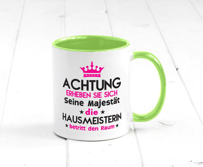 Seine Majestät Hausmeisterin | Hauswart Humor Geschenkidee Tasse