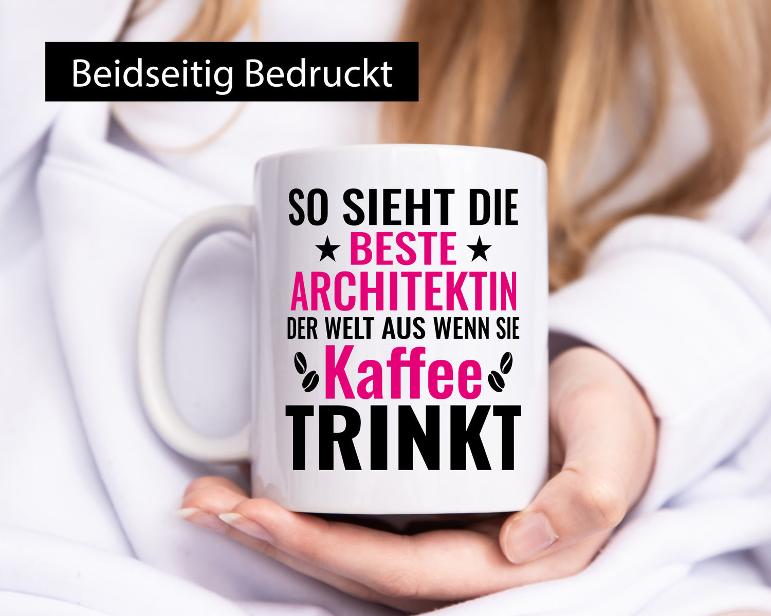 Kaffee trinkt: Architektin | Architektur Büro lustig Arbeit Kollegen Geschenk