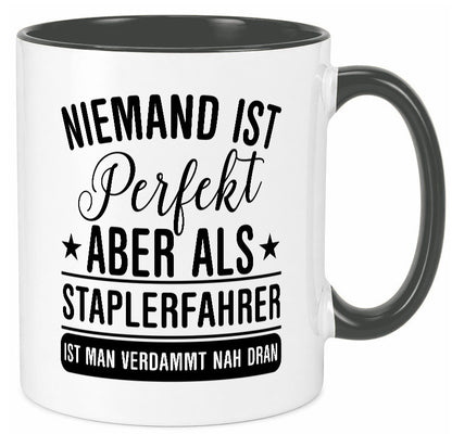 Verdammt nah dran: Staplerfahrer | Gabelstapler Fahrer lustig Humor