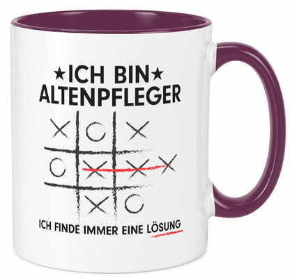 Lösung finden: Altenpfleger | Pflegepersonal v2 lustiger Spruch Geschenk Humor