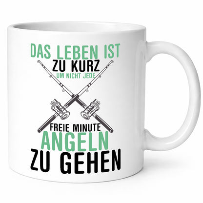 Das Leben ist zu kurz | Angeln Hobby Haken Fische Geschenk Humor Geschenkidee