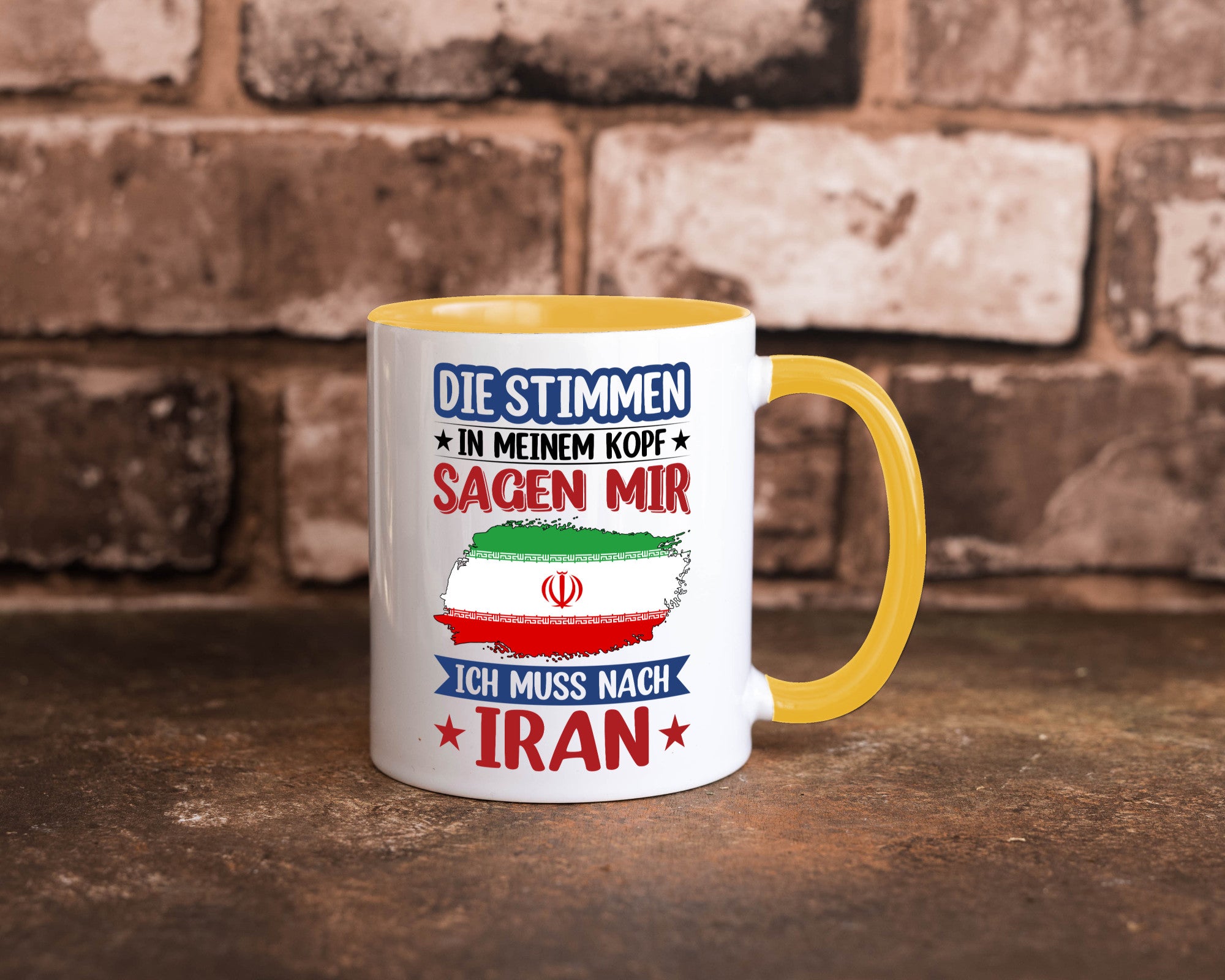 Iran | Urlaub Stimmen in meinem Kopf Traumland Humor Geschenkidee Tasse