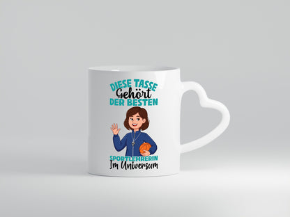 Im Universum: Sportlehrerin | Lehrer Sport Humor Geschenkidee Tasse