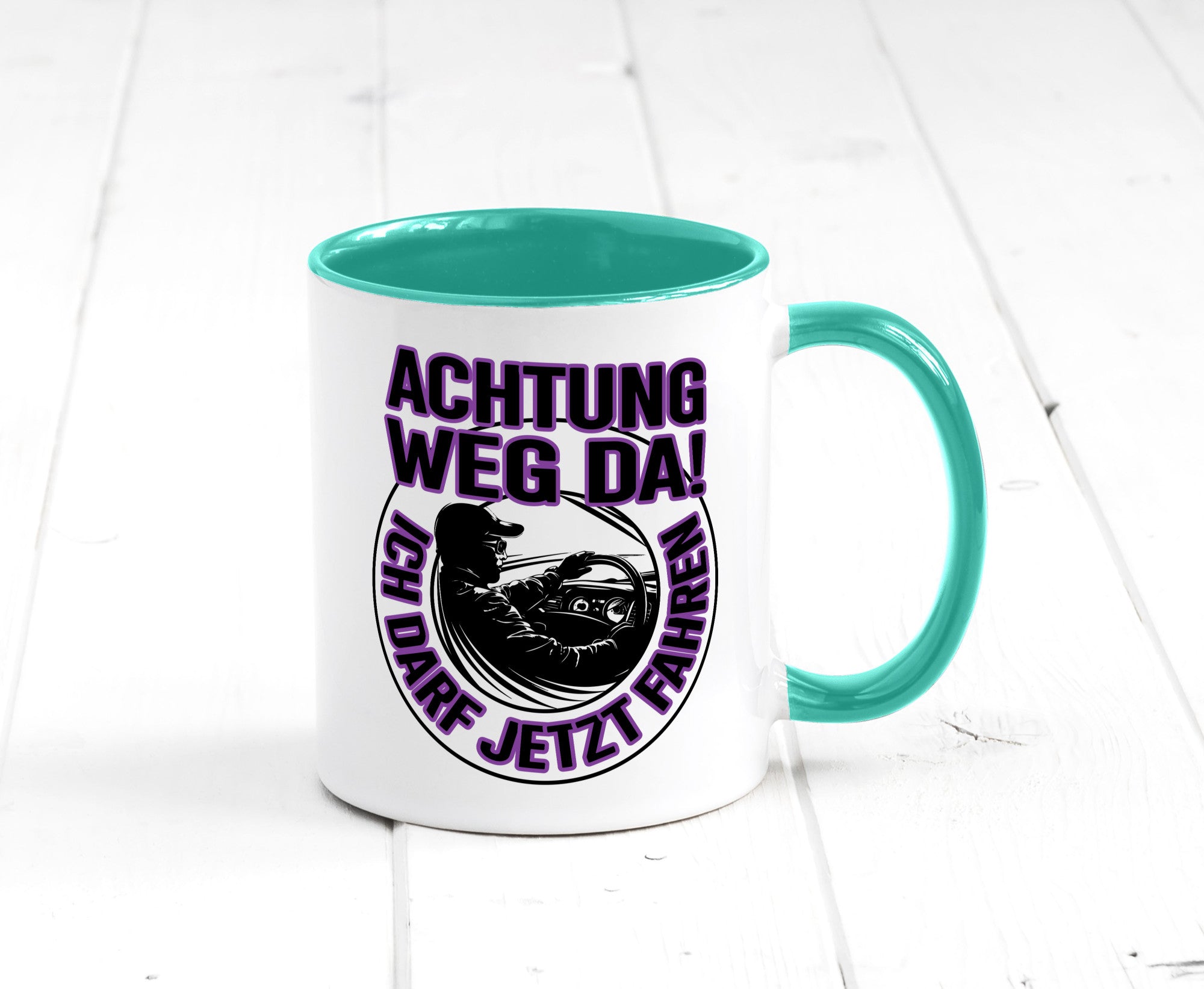 Achtung weg da ich darf jetzt Fahren | Führerschein lustig Humor Geschenkidee