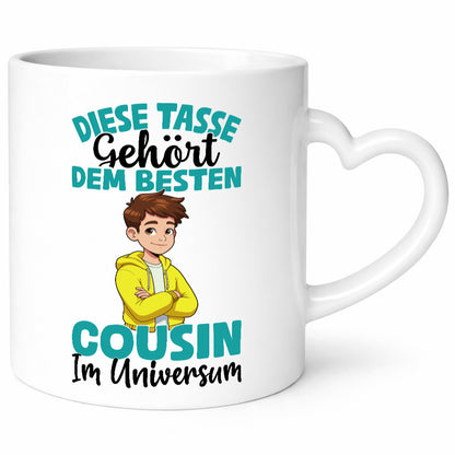 Im Universum: Cousin | Familie Verwandschaft Geschenk Geschenkidee lustiger