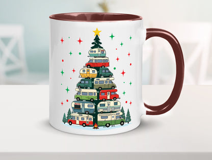 Camper | Camping Weihnachten Fahrzeuge Baumlichter v2 lustig Humor Geschenkidee