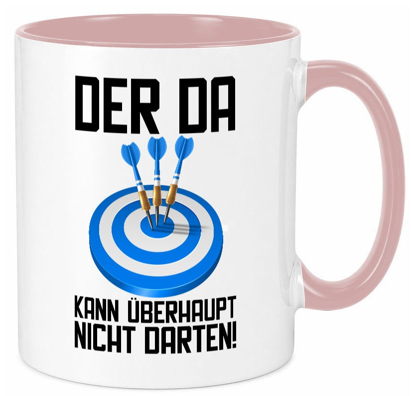 Der kann nicht Darten | Dart Dartspieler Dartpfeil lustiger Spruch Geschenk Tasse