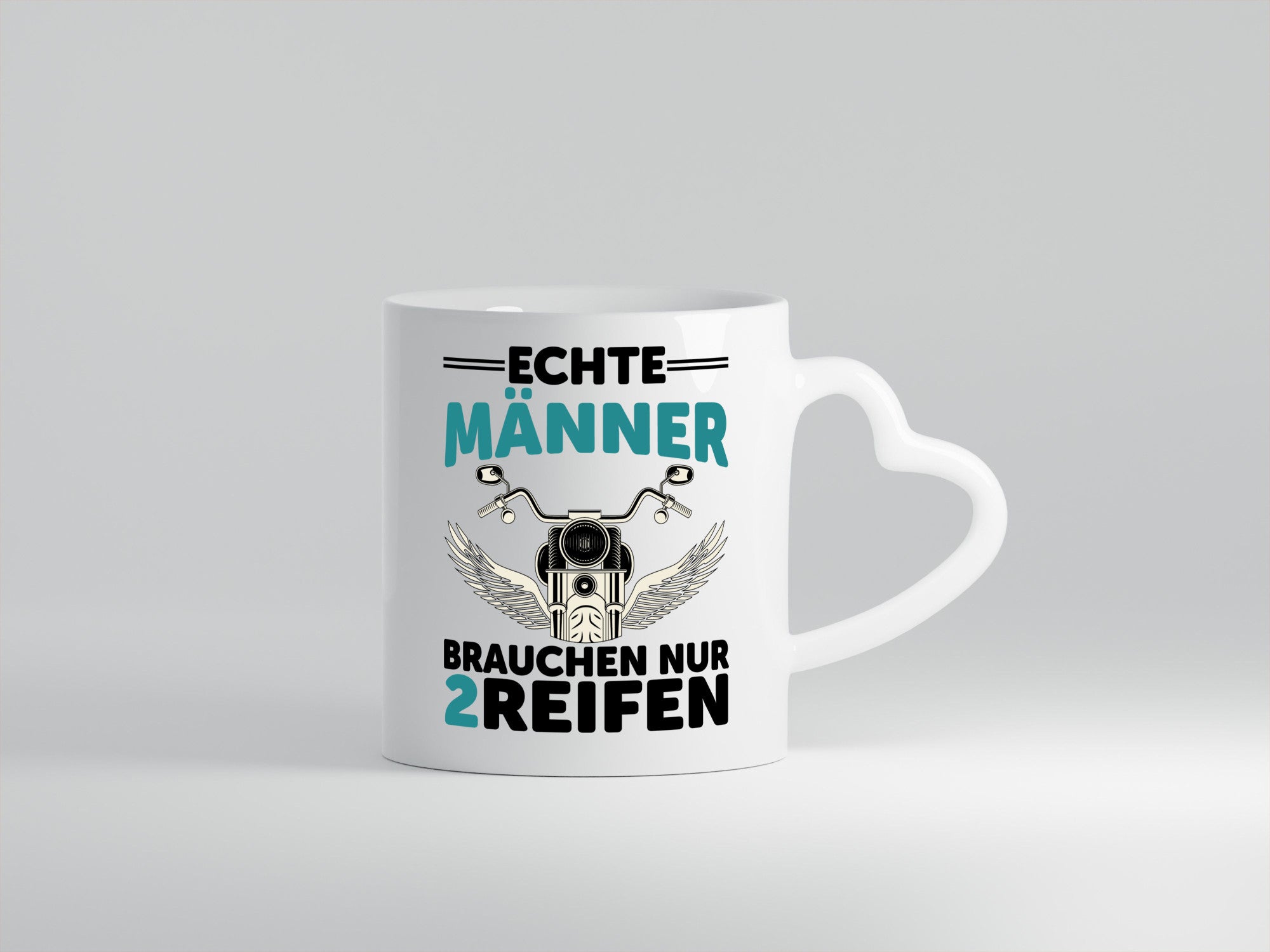 Echte Männer | Motorrad Tasse Motorradfahrer Biker lustiger Spruch Geschenk
