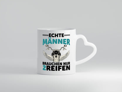 Echte Männer | Motorrad Tasse Motorradfahrer Biker lustiger Spruch Geschenk