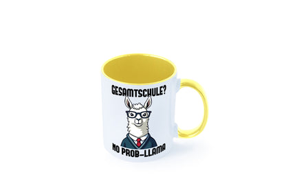 Gesammtschule | no prob-llama Einschuldung Humor Geschenkidee Tasse