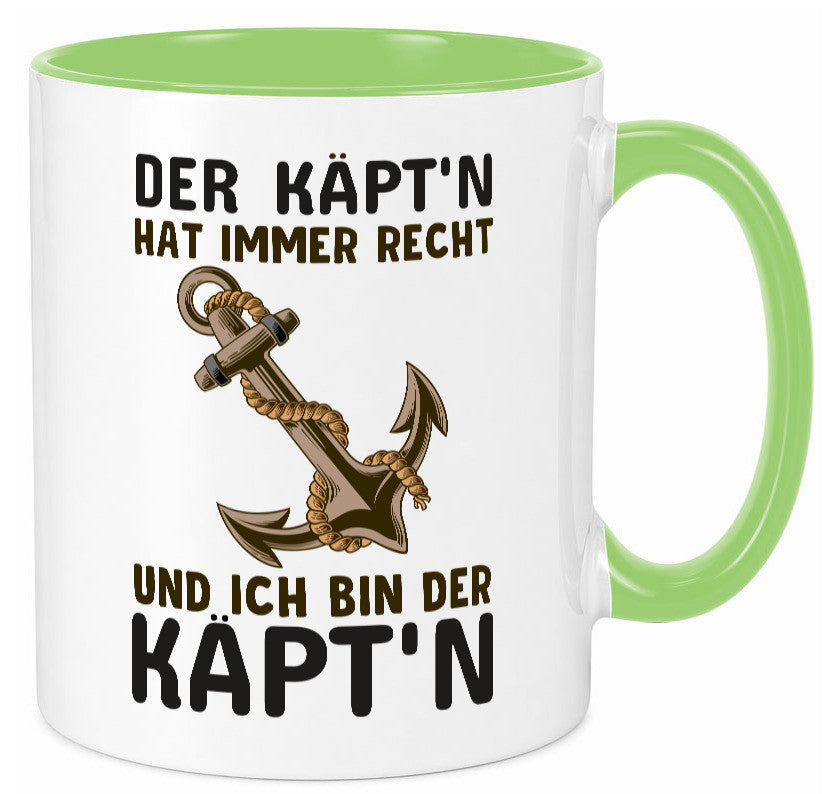 Der Kapitän | Käpt?n Tasse Schifffahrer Boot lustig Humor Geschenkidee Geschenk