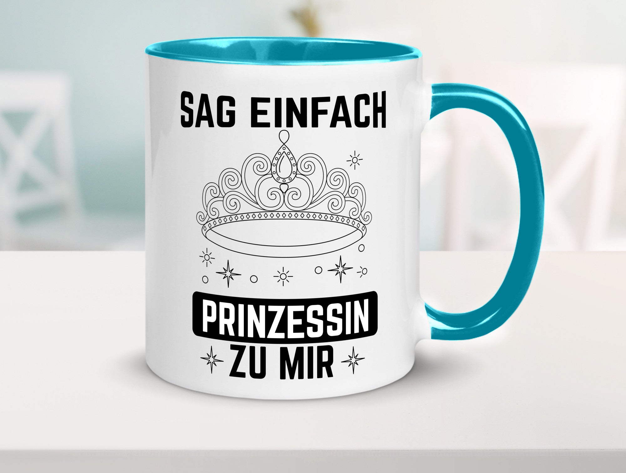 Sag einfach Prinzessin zu mir | Eure Meijestät Geschenkidee Humor Tasse