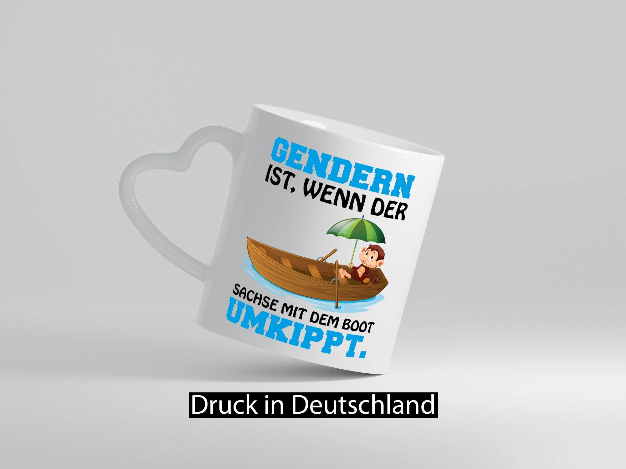 Der Sachse Kippt um lustiger Spruch Geschenk Humor Geschenkidee Tasse