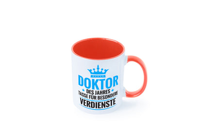 Besonderer Verdienst: Doktor | Doktorand Doktortitel Humor Geschenkidee Tasse