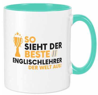 Der Weltbeste Englischlehrer | Schule Englisch Humor Geschenkidee Tasse