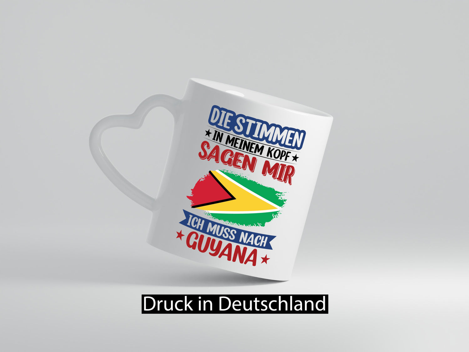 Guyana | Urlaub Stimmen in meinem Kopf Traumland lustig Humor Geschenkidee