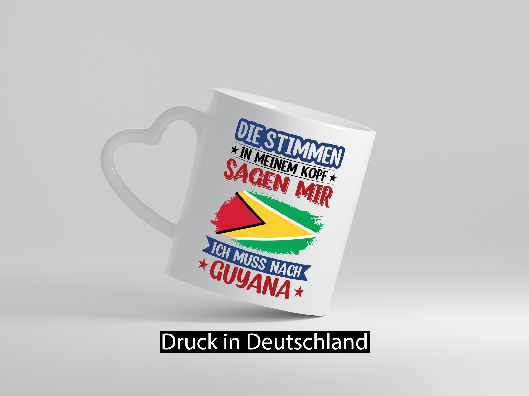 Guyana | Urlaub Stimmen in meinem Kopf Traumland lustig Humor Geschenkidee