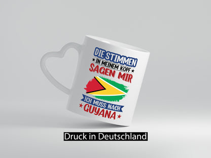 Guyana | Urlaub Stimmen in meinem Kopf Traumland lustig Humor Geschenkidee