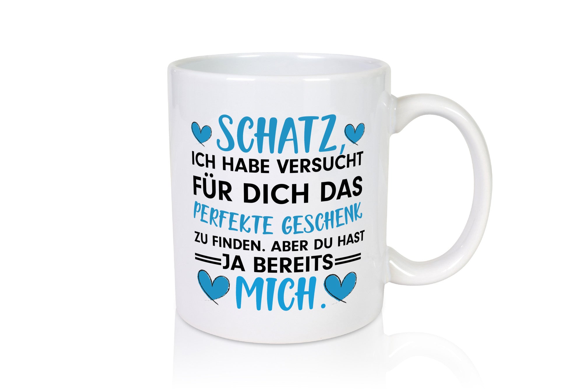 Perfekt für Schatz | Pärchen Tasse Valentinstag Geschenk Humor Geschenkidee
