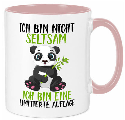 Ich bin nicht seltsam | süßer Pandabär lustiger Spruch Humor Geschenkidee Tasse