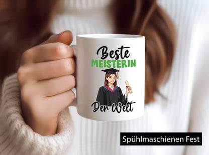 Beste Meisterin | Meisterbrief v2 Geschenk Humor Geschenkidee lustiger Spruch