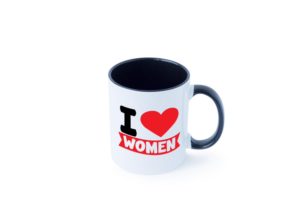 I love woman | Frauen Ich liebe v2 lustig Familie Geschenkidee Geschenk Tasse