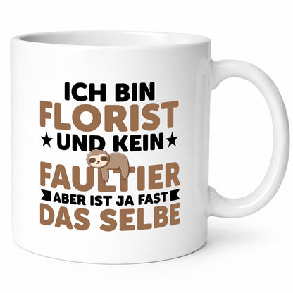 Ich bin kein Faultier: Florist | Blumen Verkäufer lustiger Spruch Geschenk