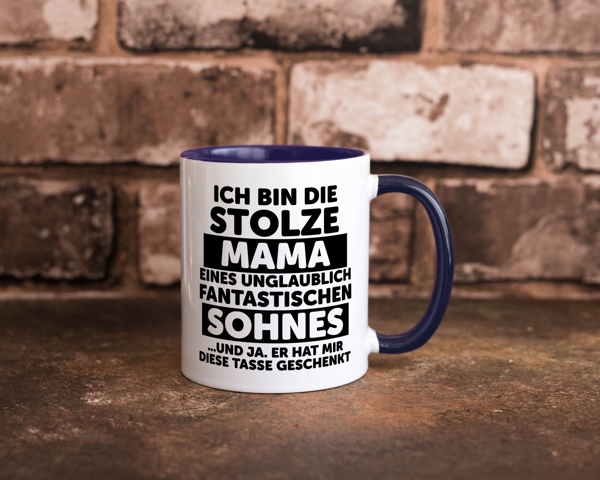 Stolze Mama | Fantastischer Sohn Beste Humor Familie Geschenkidee Tasse