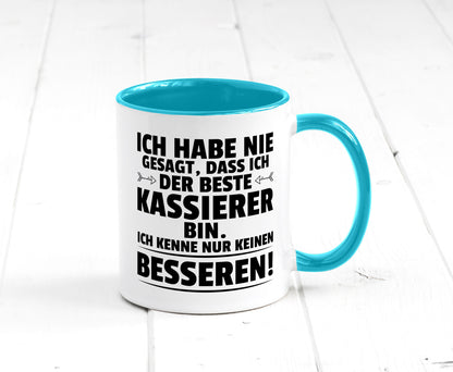 Der Beste Kassierer Geschenk Humor Geschenkidee lustiger Spruch Tasse