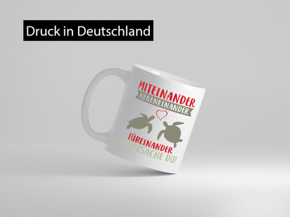 Hauptsache Du | Freund Freundin Schildkröten Liebe Humor Geschenkidee Tasse