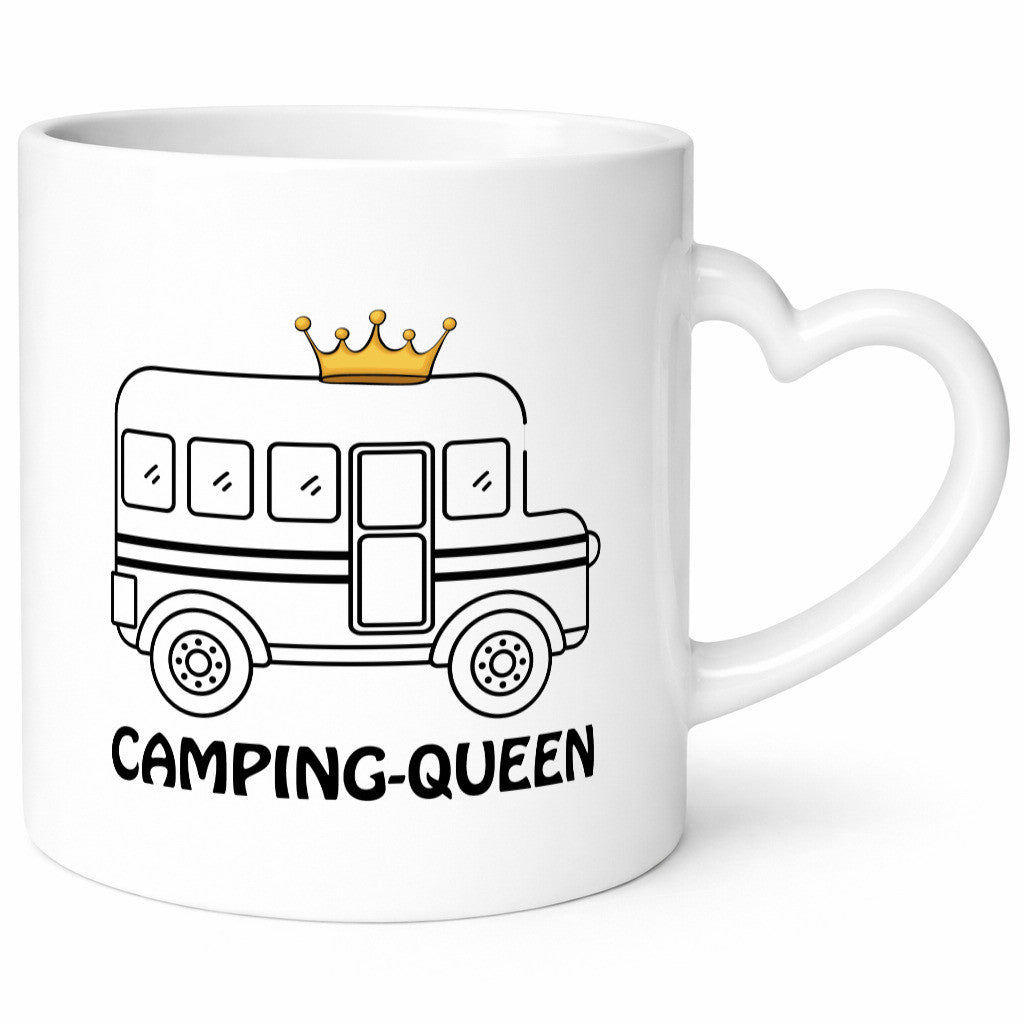 Camping Queen lustiger Spruch Geschenk Humor Geschenkidee Tasse