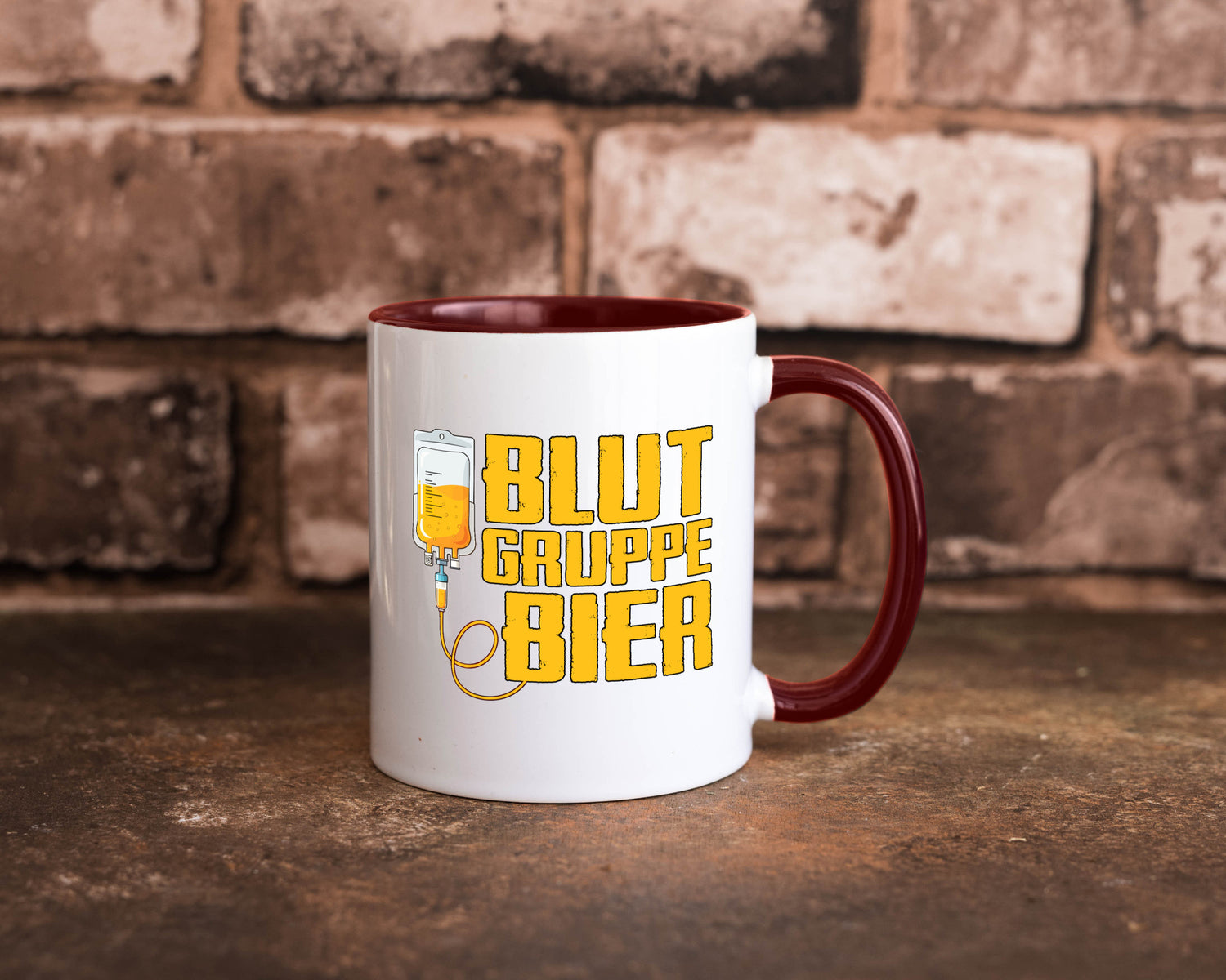 Blutgruppe Bier | Saufen Trinken Biertrinker Humor Geschenkidee Tasse