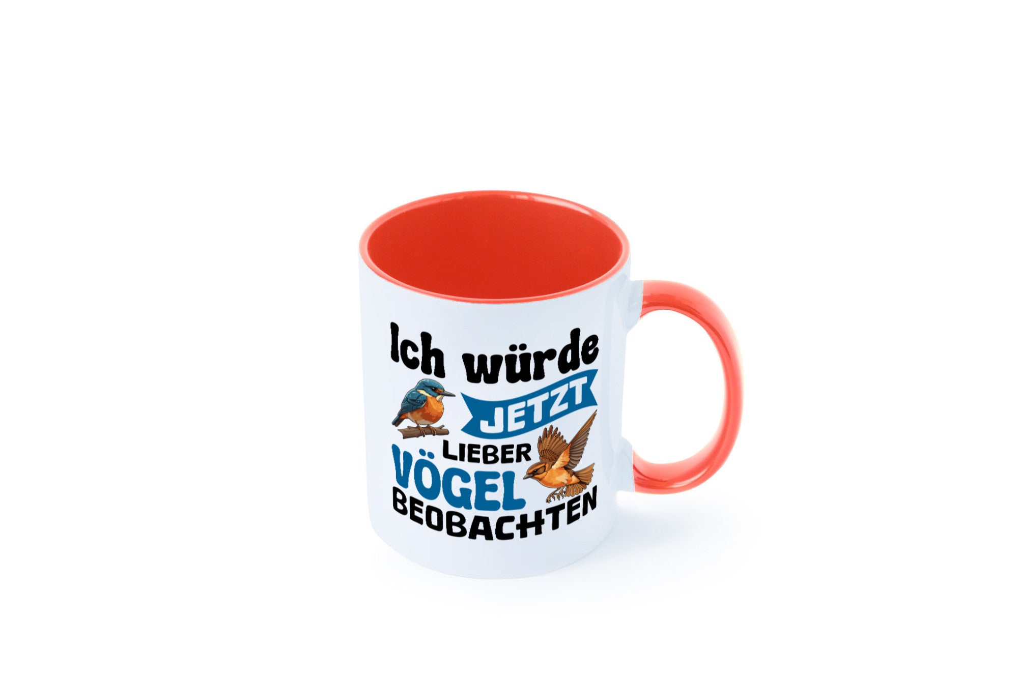 Vögel beobachten | Vogel lustig Humor Geschenkidee Geschenk Tasse