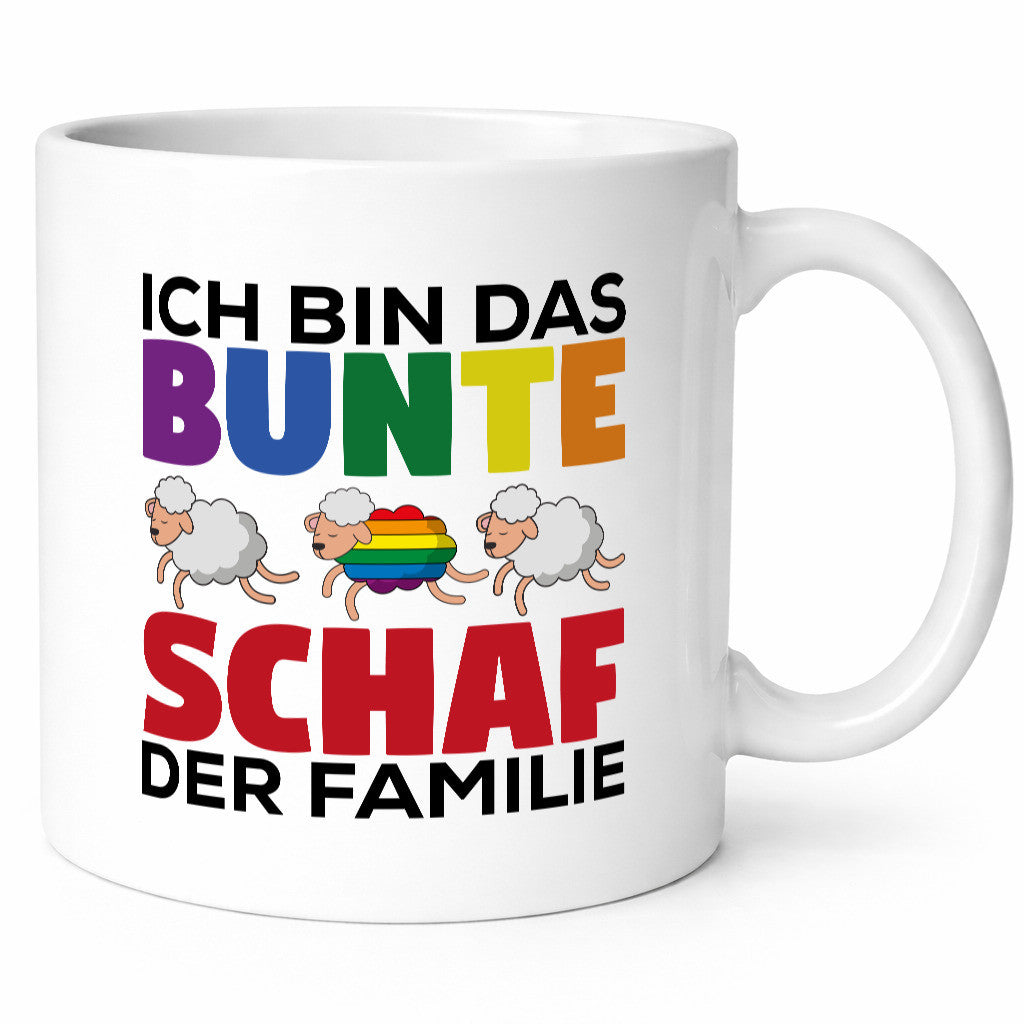 LGBTQ+ Tasse | Buntes Schaf Regenbogen Humor Geschenkidee