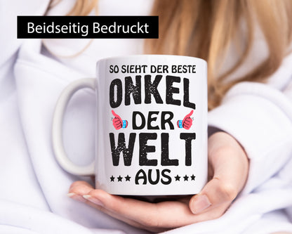 Bester Onkel der Welt | Männer Tasse Cooler Humor Geschenkidee