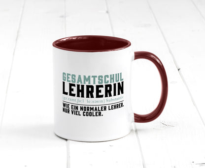 Gesamtschullehrerin | Unterricht Lieblingslehrerin Geschenkidee Humor Tasse