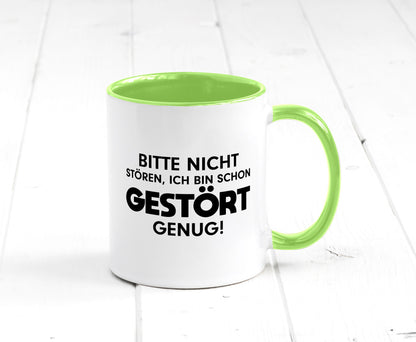Bitte nicht stören | ich bin gestört Crazy lustig Humor Geschenkidee Geschenk