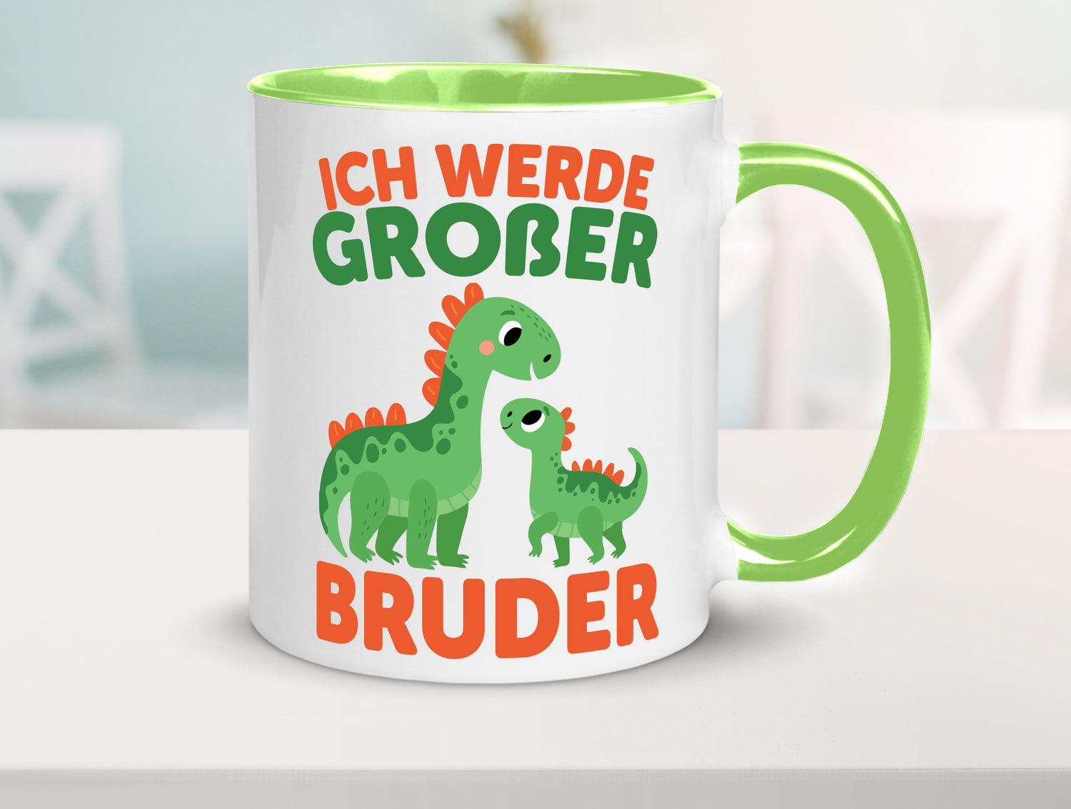 Ich werde Großer Bruder | Dino Brudersaurus lustig Humor Geschenkidee Geschenk
