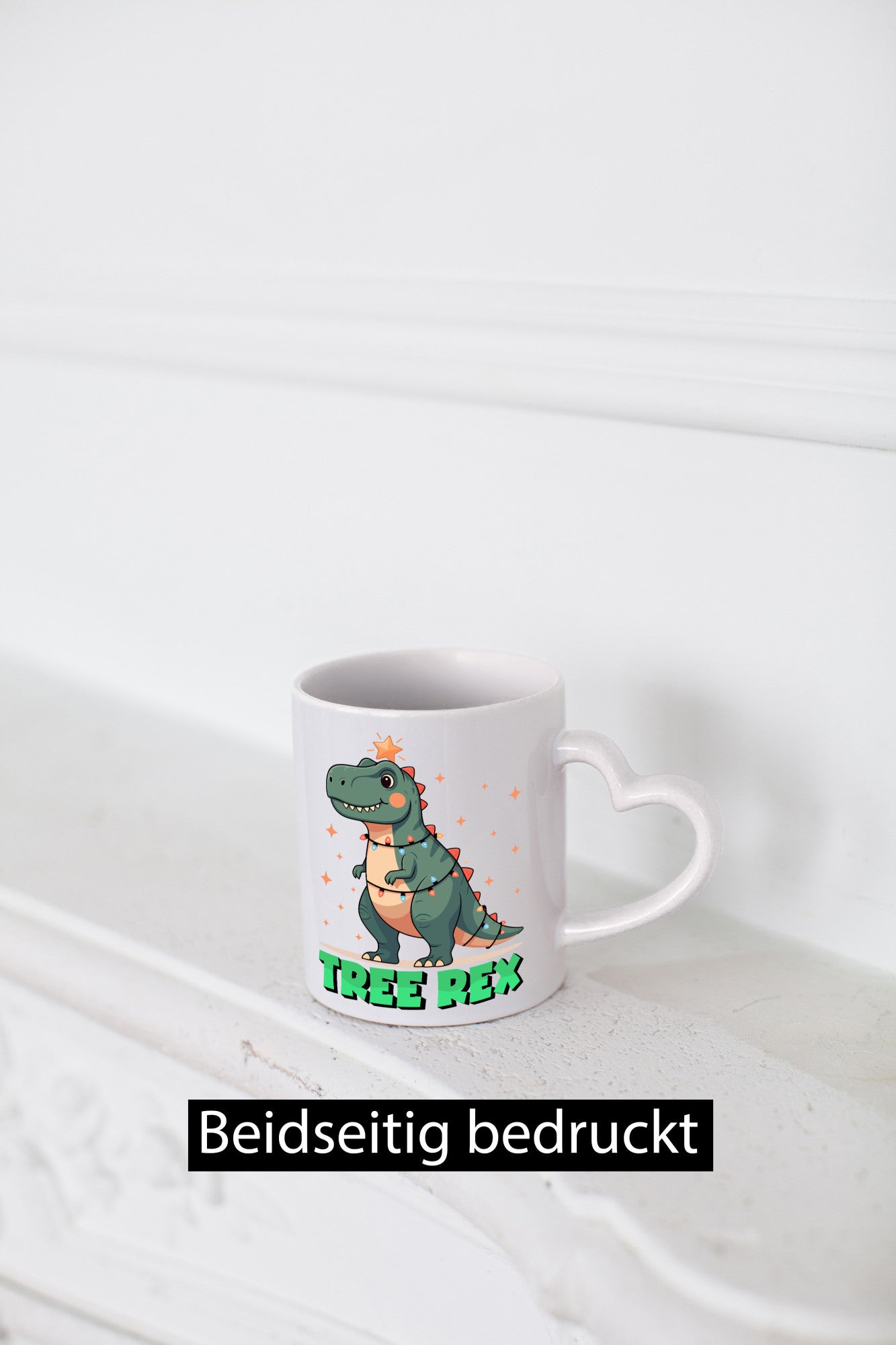 Tree Rex | Dinosaurier Weihnachten lustig Humor Geschenkidee Geschenk Tasse