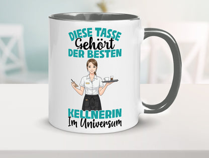 Im Universum: Kellnerin | Beruf kellnern Bedienung Geschenkidee Arbeit Kollegen