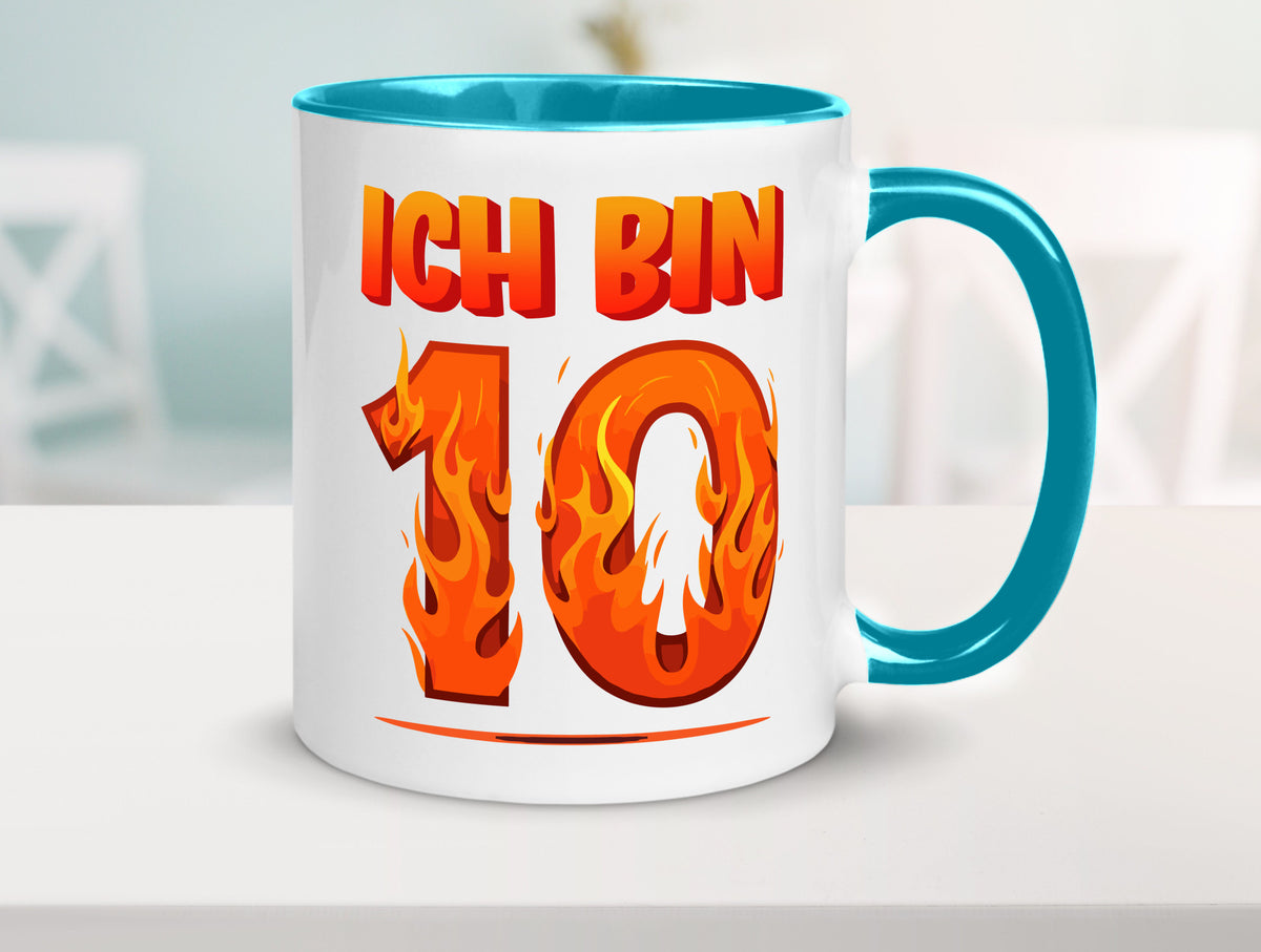 10. Geburtstag | 10 Jahre Drache lustiger Spruch Geschenk Geschenkidee Tasse