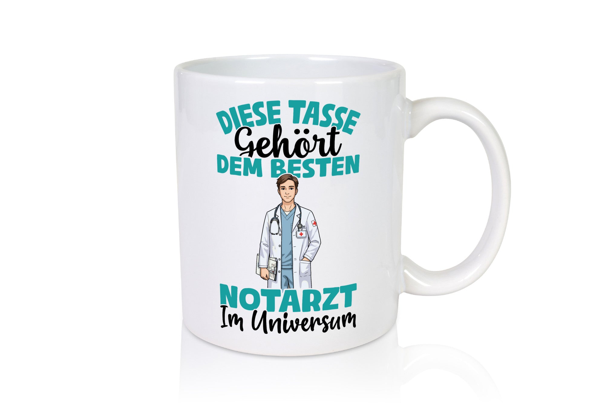 Im Universum: Notarzt | Arzt Geschenk Humor Geschenkidee lustiger Spruch Tasse