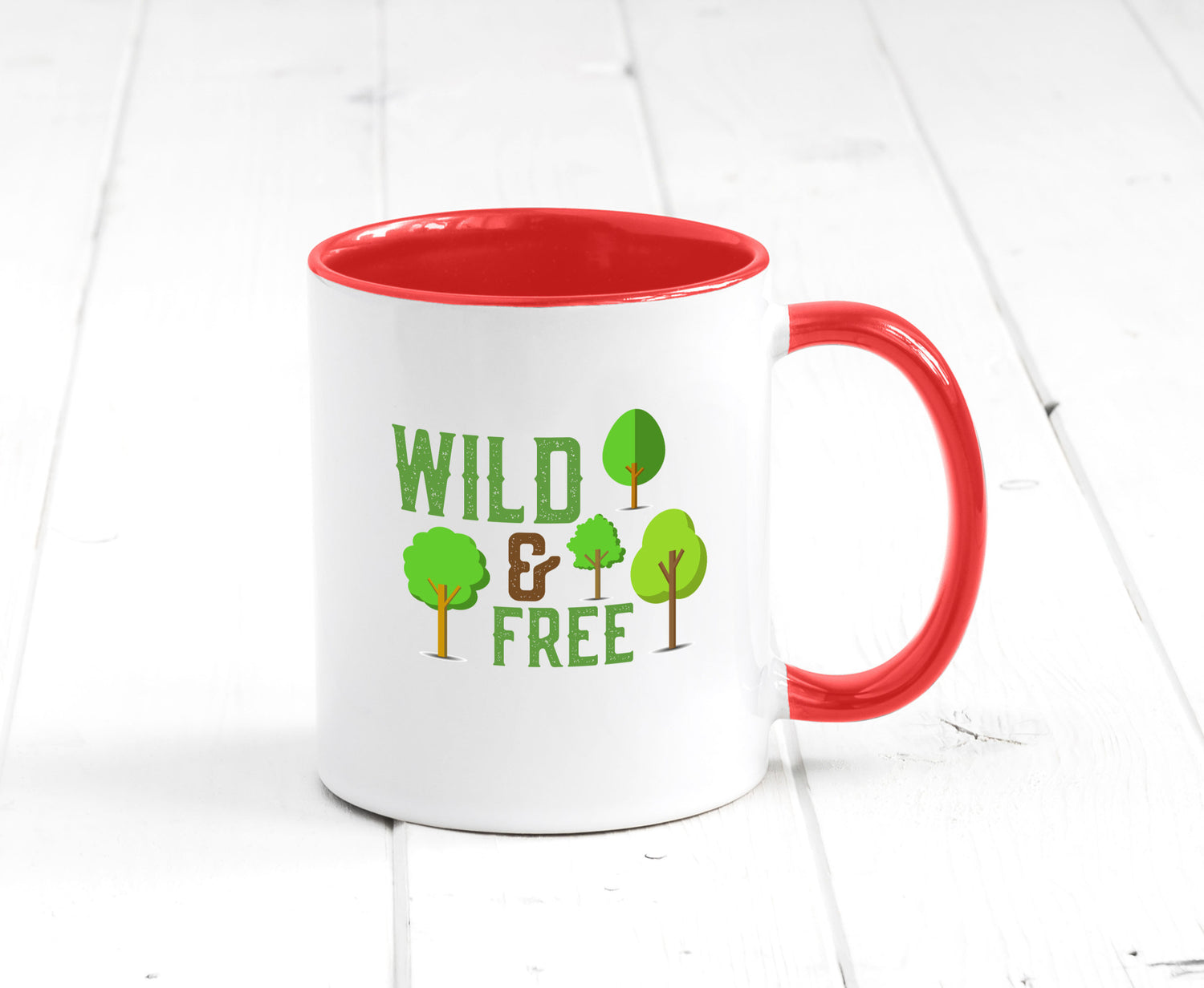 Wild and free | Freiheit Camper Hobbycamper Geschenkidee Humor Tasse