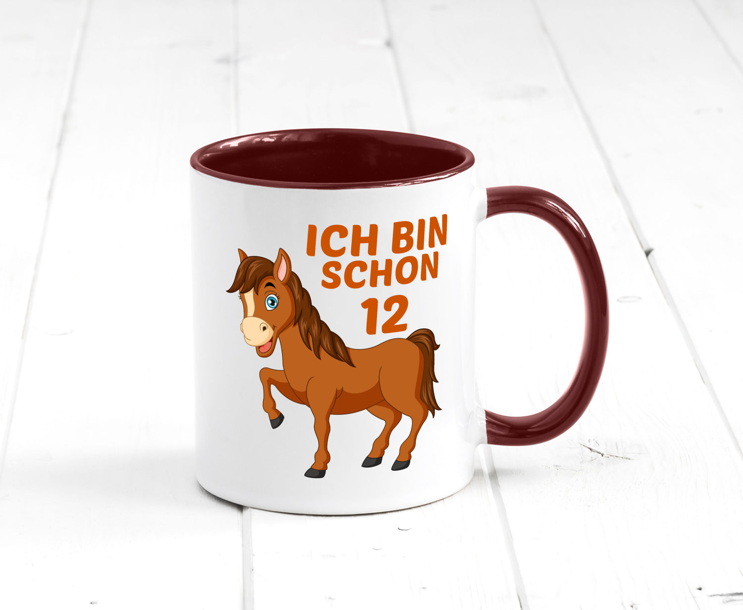 12. Geburtstag | Ich bin schon 12 Pferde Pony Geschenkidee Humor Tasse