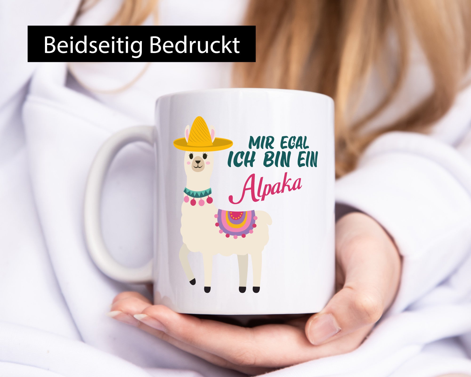 Mir egal ich bin ein Alpaka | Lama Spuckendes lustiger Spruch Geschenk Humor