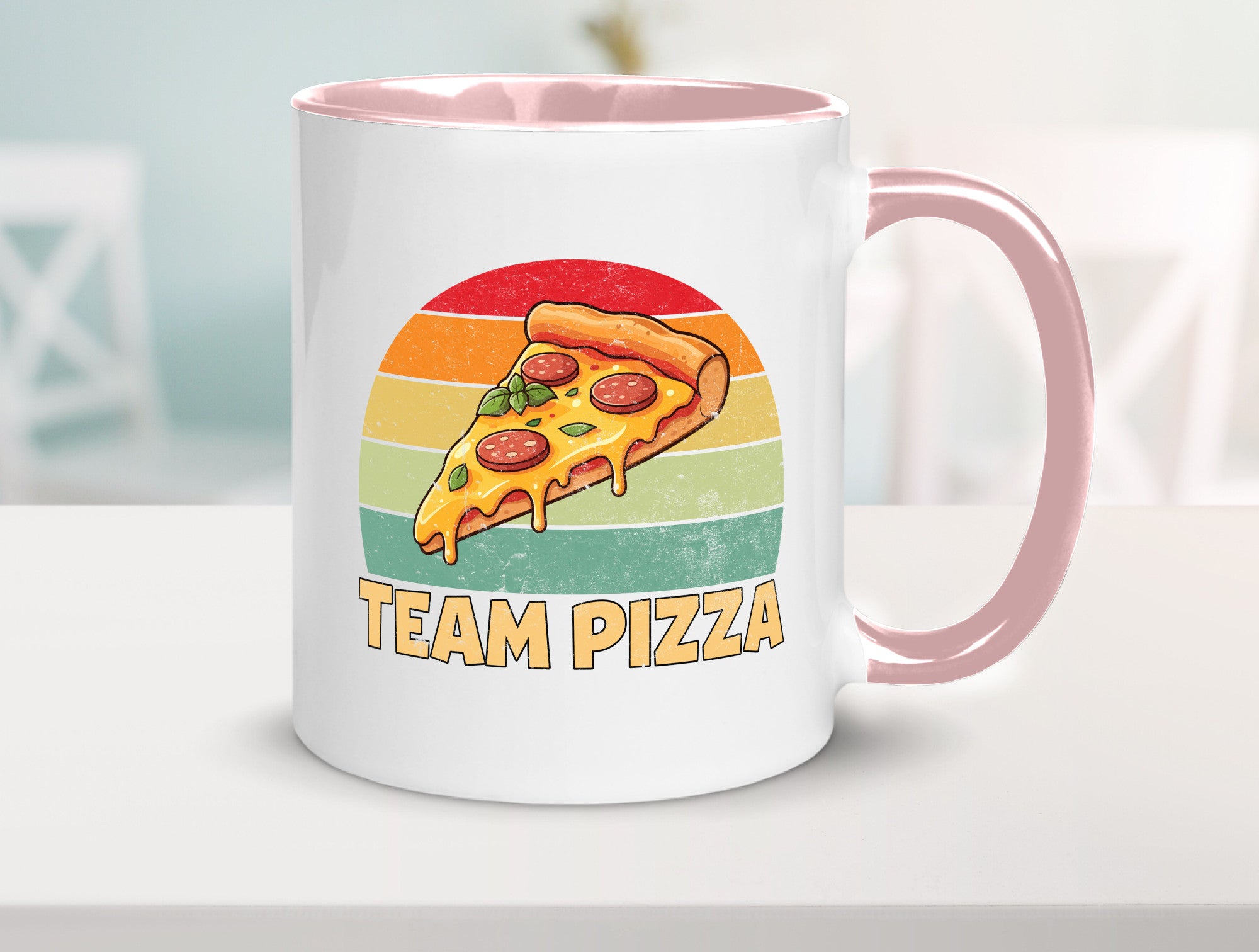 Team Pizza | Pizzaliebhaber Lover v2 Geschenkidee Humor Tasse