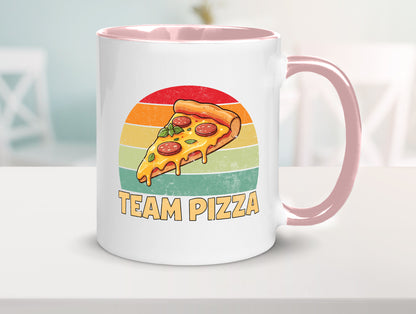 Team Pizza | Pizzaliebhaber Lover v2 Geschenkidee Humor Tasse